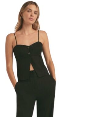 Favorite Daughter The Bea Top in linen/Blend